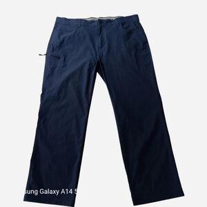 ORVIS Hiking Pants Mens 40x30 Blue Water Repellent Lightweight Stretch Outdoors